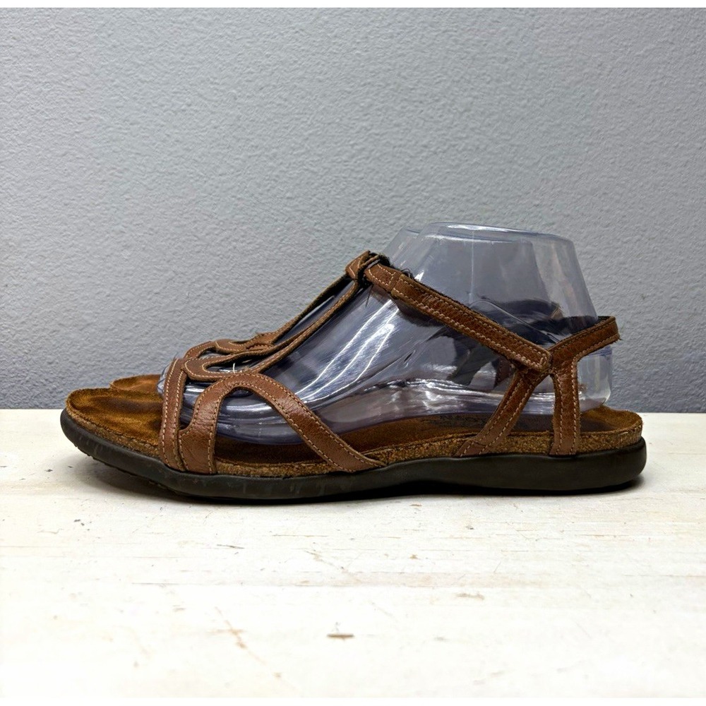 Naot Brown Leather Dorith Sandals Size 42